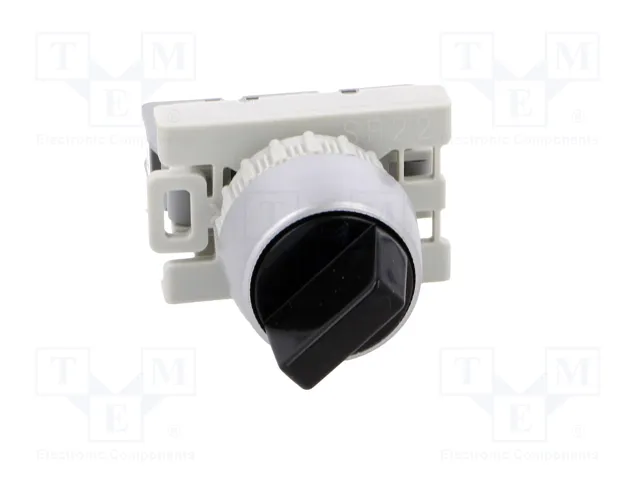 SPAMEL Interruptor Rotativo Negro de 22mm SPAMEL Interruptor Rotativo Negro de 22mm