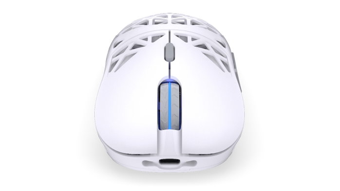 Endorfy LIV Plus Wireless Onyx White - Ratón Inalámbrico Gaming Ultraligero con Sensor PixArt PAW3395