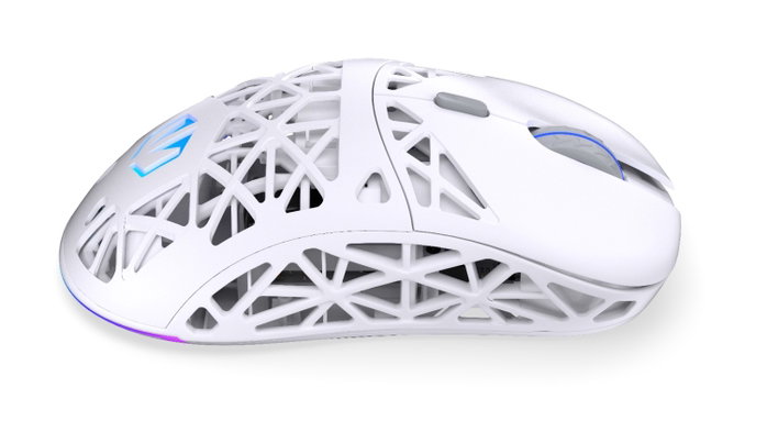 Endorfy LIV Plus Wireless Onyx White - Ratón Inalámbrico Gaming Ultraligero con Sensor PixArt PAW3395