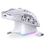 Endorfy LIV Plus Wireless Onyx White - Ratón Inalámbrico Gaming Ultraligero con Sensor PixArt PAW3395