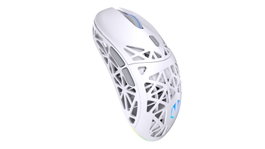 Endorfy LIV Plus Wireless Onyx White - Ratón Inalámbrico Gaming Ultraligero con Sensor PixArt PAW3395