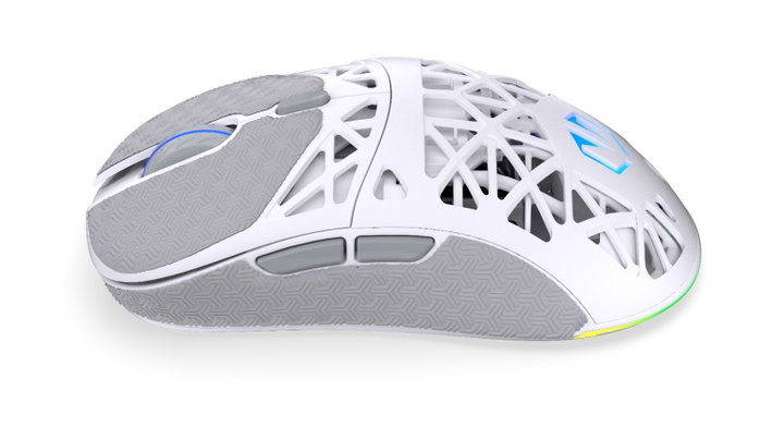 Endorfy LIV Plus Wireless Onyx White - Ratón Inalámbrico Gaming Ultraligero con Sensor PixArt PAW3395