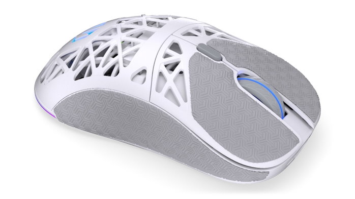 Endorfy LIV Plus Wireless Onyx White - Ratón Inalámbrico Gaming Ultraligero con Sensor PixArt PAW3395