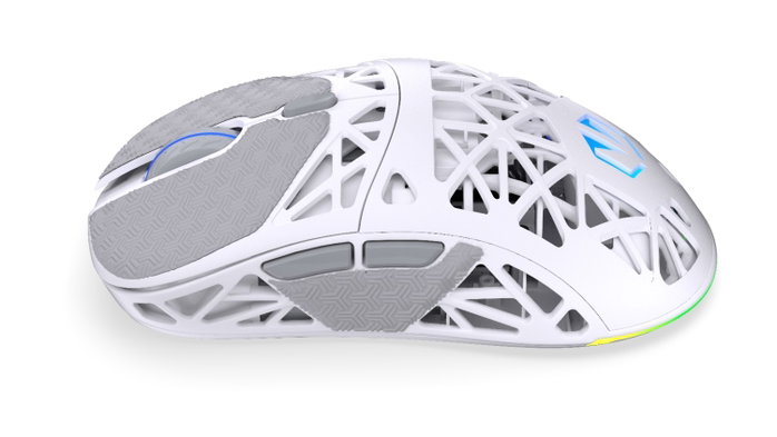 Endorfy LIV Plus Wireless Onyx White - Ratón Inalámbrico Gaming Ultraligero con Sensor PixArt PAW3395