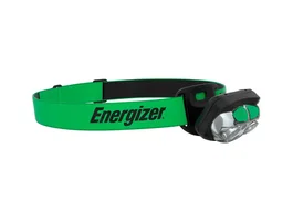 Energizer Linterna Frontal Vision Ultra Recargable USB, 400 Lúmenes, 3 Colores de Luz (Rojo, Verde, Blanco), 7 Modos, Resistente al Agua