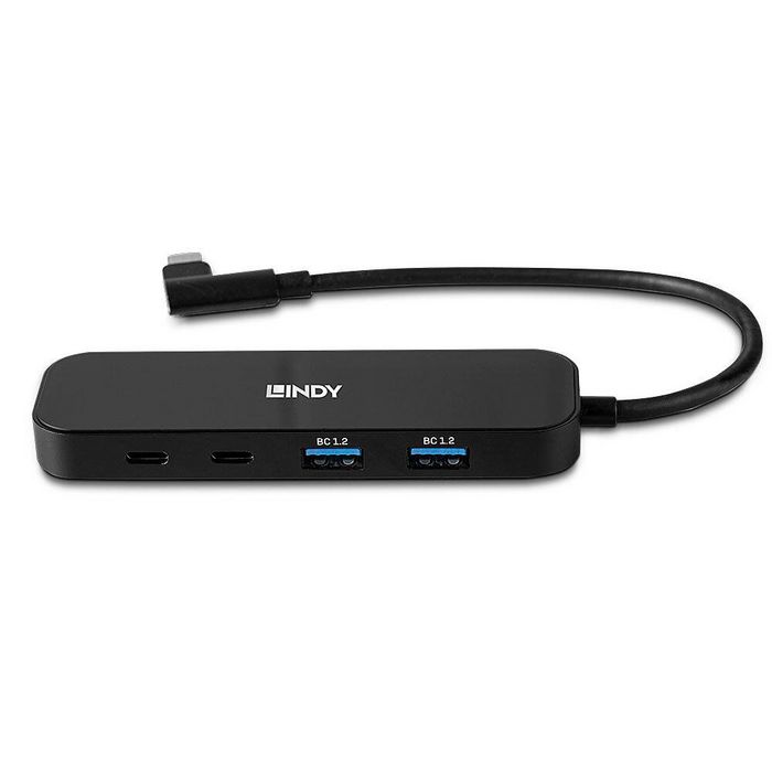 Lindy - Hub USB 4 Puertos USB 3.2 Gen 2 de Alta Velocidad