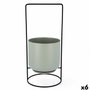 Vinthera Soporte con Macetero Moa Verde 18x18x39 cm (6 Unidades)