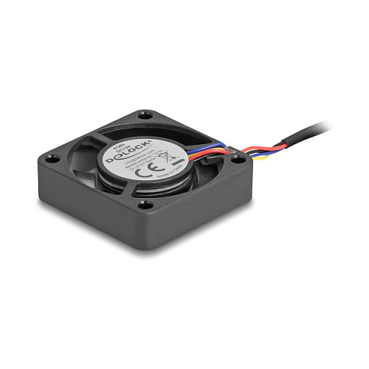DeLOCK Ventilador Axial 12 V DC 40 x 40 x 10 mm Negro