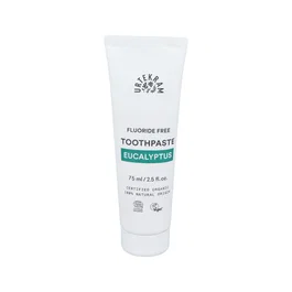 URTEKRAM Dentífrico Eucaliptus 75 ml - Pasta de Dientes Ecológica, Vegana, Sin Flúor, con Aloe Vera, Certificado COSMOS ORGANIC