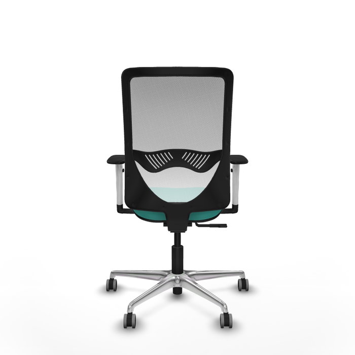 PIQUERAS Y CRESPO Silla de oficina Zulema con mecanismo Sincro, Turquesa y Blanco PIQUERAS Y CRESPO Silla de oficina Zulema con mecanismo Sincro, Turquesa y Blanco