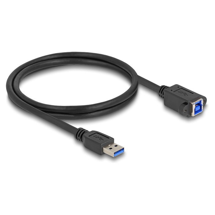 DeLOCK Cable USB Tipo-A a USB Tipo-B para instalación 1 m negro DeLOCK Cable USB Tipo-A a USB Tipo-B para instalación 1 m negro