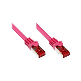 GoodConnections Cable de parcheo Cat. 6 S/FTP, 30m, magenta