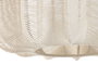 DKD Home Decor Lámpara de Techo Algodón y Seagrass Natural 38x38x52 cm