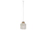 DKD Home Decor Lámpara de Techo Algodón y Seagrass Natural 38x38x52 cm