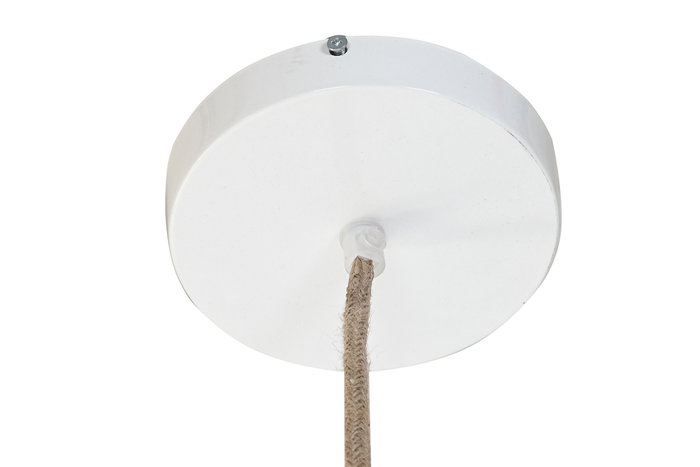 DKD Home Decor Lámpara de Techo Algodón y Seagrass Natural 38x38x52 cm DKD Home Decor Lámpara de Techo Algodón y Seagrass Natural 38x38x52 cm