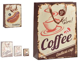 Arte Regal Bolsa Regalo Hotdog & Coffee Pequeña Surtidos 24x18x8.5cm (Set de 96)