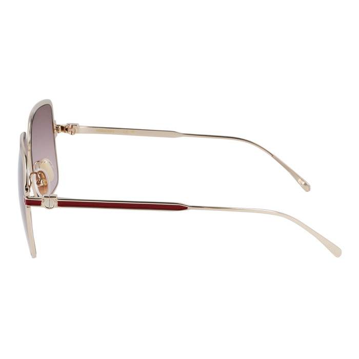 Ferragamo SF317S-745 Gafas de sol para mujer con cristal amarillo
