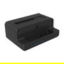 ICY BOX IB-2914MSCL-C31 Estación de Clonación y Docking para M.2 NVMe SSD y 3.5"/2.5" SATA HDD/SSD USB 3.2 Gen 2 Type-C Negro