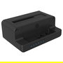 ICY BOX IB-2914MSCL-C31 Estación de Clonación y Docking para M.2 NVMe SSD y 3.5"/2.5" SATA HDD/SSD USB 3.2 Gen 2 Type-C Negro