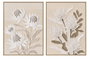 DKD Home Decor Cuadro Lienzo Flores Surtido de 2 Piezas