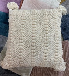 DKD Home Decor Cojín de Algodón y Yute 45x45 cm - Pack de 2