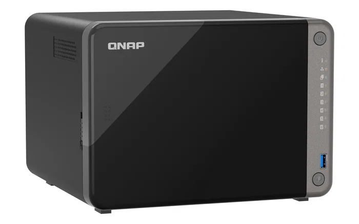 QNAP TS-AI642-8G Servidor NAS Torre ARM de 8 núcleos 8GB RAM, 6 bahías SATA, con NPU para IA, Gigabit/2.5GbE Ethernet, RAID