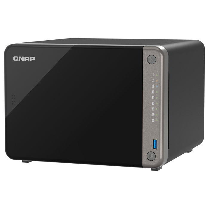 QNAP TS-AI642-8G NAS Torre 4 Bahías ARM Cortex-A76 4 Núcleos 8 GB RAM Negro, 2x2.5GbE, HDMI, USB 3.2