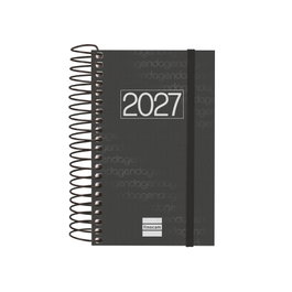 FINOCAM Agenda Anual Espiral Basic Year 2027 Negro