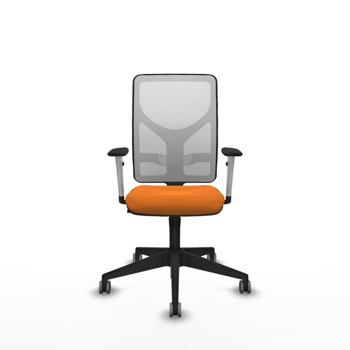 PIQUERAS Y CRESPO Silla de oficina Motilla con mecanismo Sincro, Naranja y Blanco PIQUERAS Y CRESPO Silla de oficina Motilla con mecanismo Sincro, Naranja y Blanco
