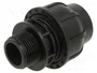 GEBO Conector de apriete G 1'' externo de polipropileno