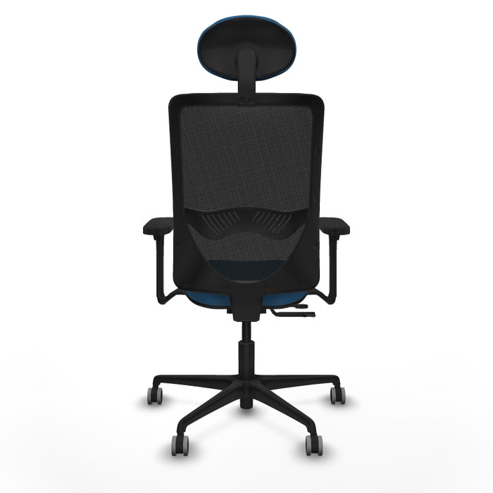 PIQUERAS Y CRESPO Silla de oficina Zulema Azul claro y Negro