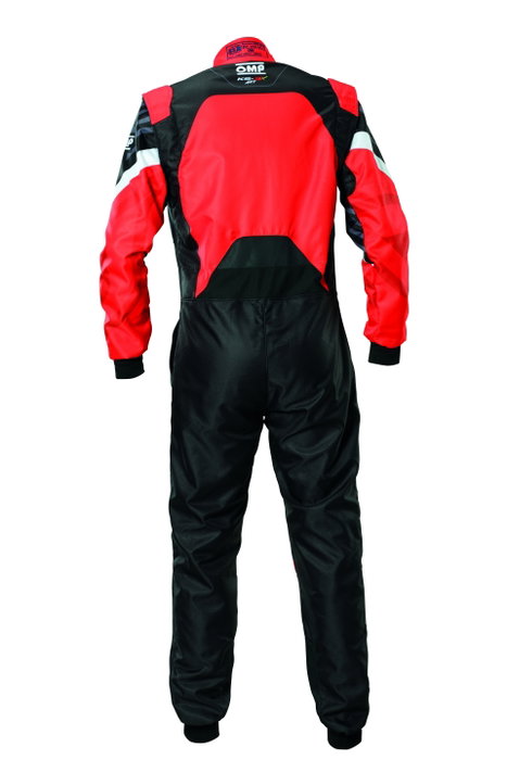 Omp Traje de Carreras Karting KS-3X Art FIA 8877-2022 Adulto Negro / Rojo Talla 52