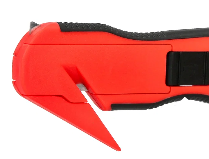 Q-connect xd-g03 Cúter de Seguridad Mango Plástico Ancho Cuchilla 18 mm Blíster 1 Unidad