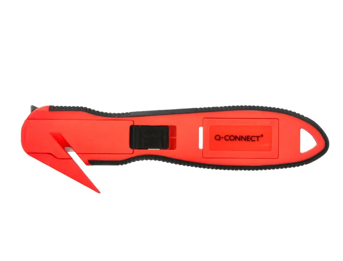 Q-connect xd-g03 Cúter de Seguridad Mango Plástico Ancho Cuchilla 18 mm Blíster 1 Unidad