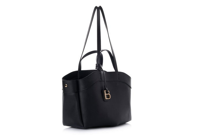 Lucky Bees Isla v2 Bolsa de Hombro Cuero de Polivinilo Negro