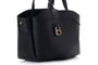 Lucky Bees Isla v2 Bolsa de Hombro Cuero de Polivinilo Negro