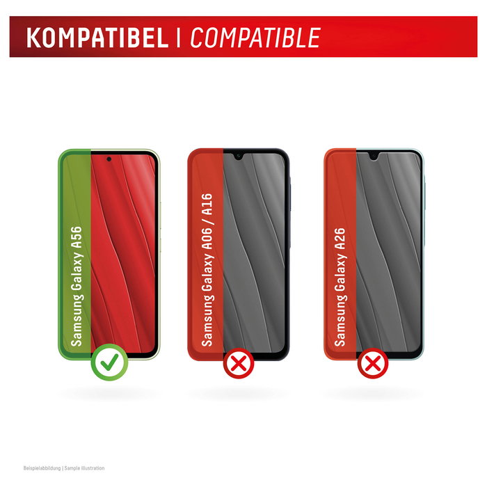 Displex Protector de Pantalla de Cristal Templado para Samsung Galaxy A56, Resistente a Rayones e Impactos, 10H, 92% Transmisión de Luz, Transparente, Kit de Aplicación 02068 Displex Protector de Pantalla de Cristal Templado para Samsung Galaxy A56, Resistente a Rayones e Impactos, 10H, 92% Transmisión de Luz, Transparente, Kit de Aplicación 02068