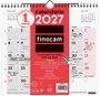 Finocam Calendario de Pared 2027 de 12 Meses Neutro