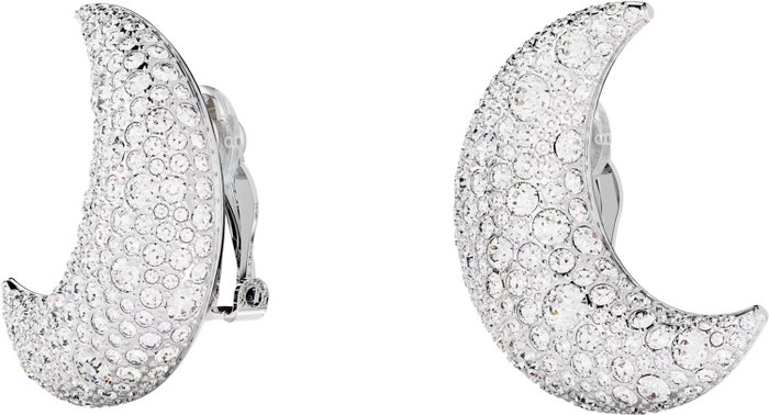 Swarovski Pendientes Sublima Gris con Cierre de Presión Swarovski Pendientes Sublima Gris con Cierre de Presión