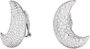 Swarovski Pendientes Sublima Gris con Cierre de Presión
