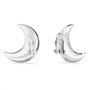 Swarovski Pendientes Sublima Gris con Cierre de Presión
