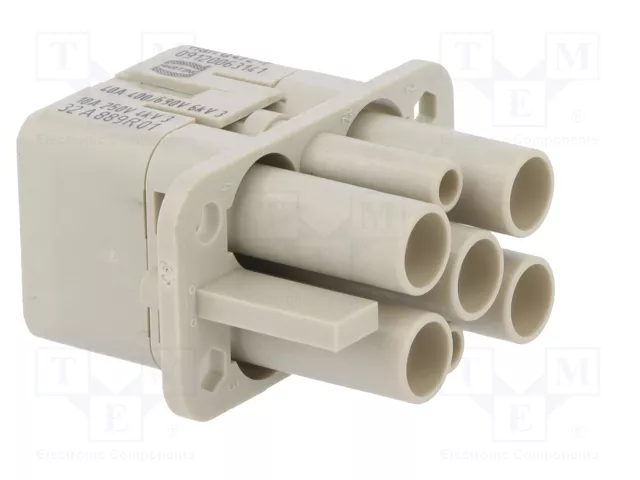 HARTING Plantilla de contacto HDC Hembra Han Q HARTING Plantilla de contacto HDC Hembra Han Q