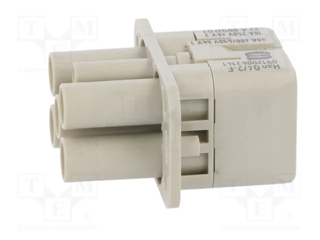 HARTING Plantilla de contacto HDC Hembra Han Q HARTING Plantilla de contacto HDC Hembra Han Q