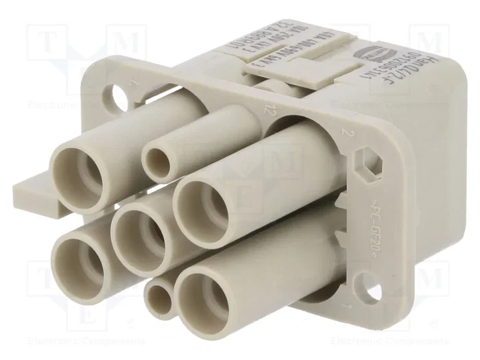 HARTING Plantilla de contacto HDC Hembra Han Q HARTING Plantilla de contacto HDC Hembra Han Q