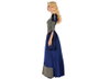 Atosa Disfraz Dama Medieval Mujer Adulto Azul Real XS-S