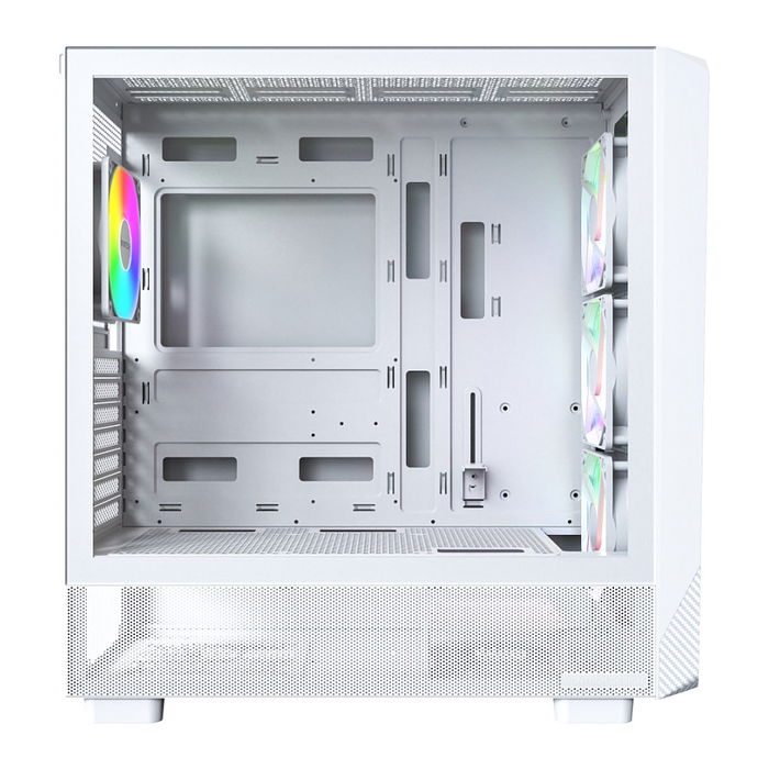 Montech X5 TG Midi Tower Blanco para PC Gaming