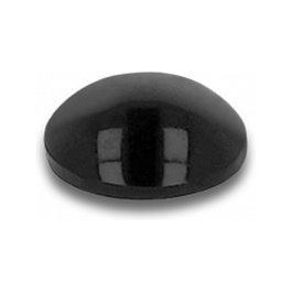 DeLOCK 18306 Almohadillas protectoras de suelo redondas autoadhesivas, 100 unidades, negro