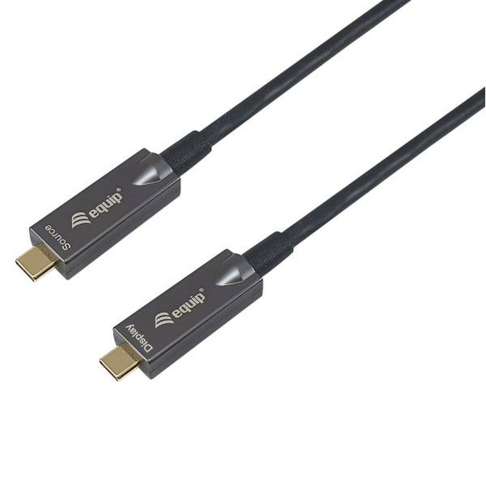 EQUIP Cable Óptico Activo USB-C a USB-C 10m 4K/60Hz 10Gbps