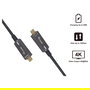 EQUIP Cable USB-C 119462 Macho a Macho 10m 3A 60W 4K/60Hz Negro USB 3.2 Gen 2 DisplayPort Negro