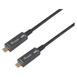 EQUIP Cable Óptico Activo USB-C a USB-C 10m 4K/60Hz 60W PD